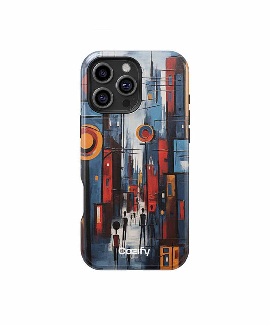 Urban Jungle of Colorful Circles iPhone case Case Cazify - Delivery Canada