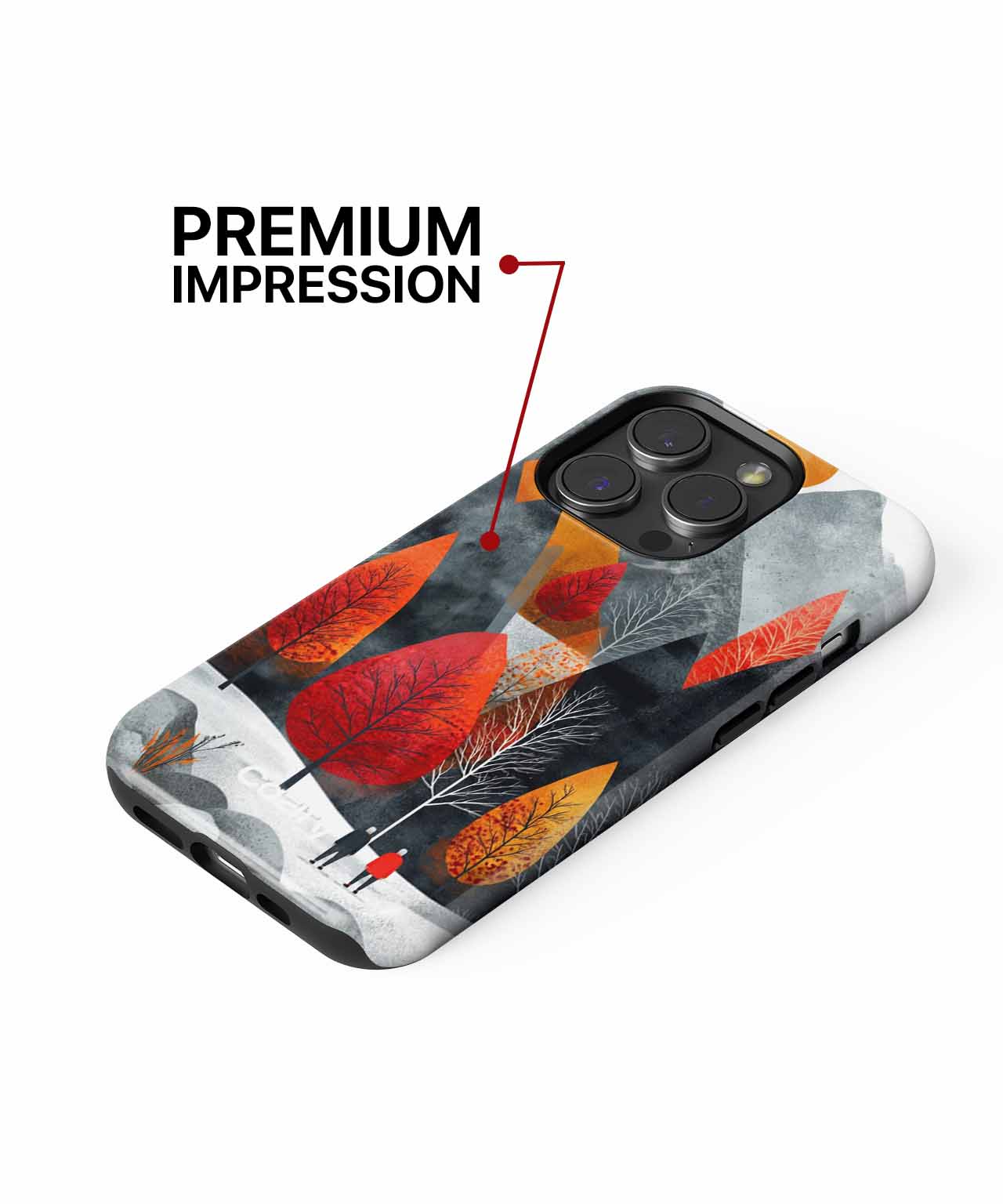 Vibrant Autumn Adventure in the Mountains iPhone case Case Cazify - Delivery Canada