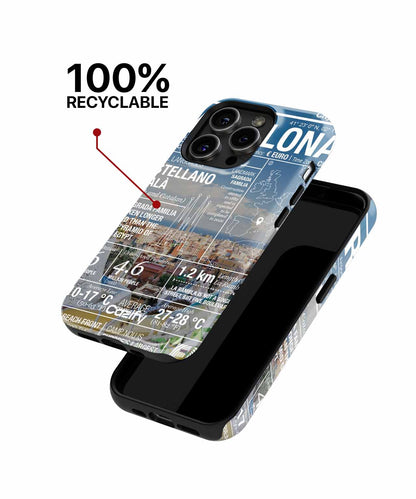 Vibrant Barcelona City Guide iPhone case Case Cazify - Delivery Canada