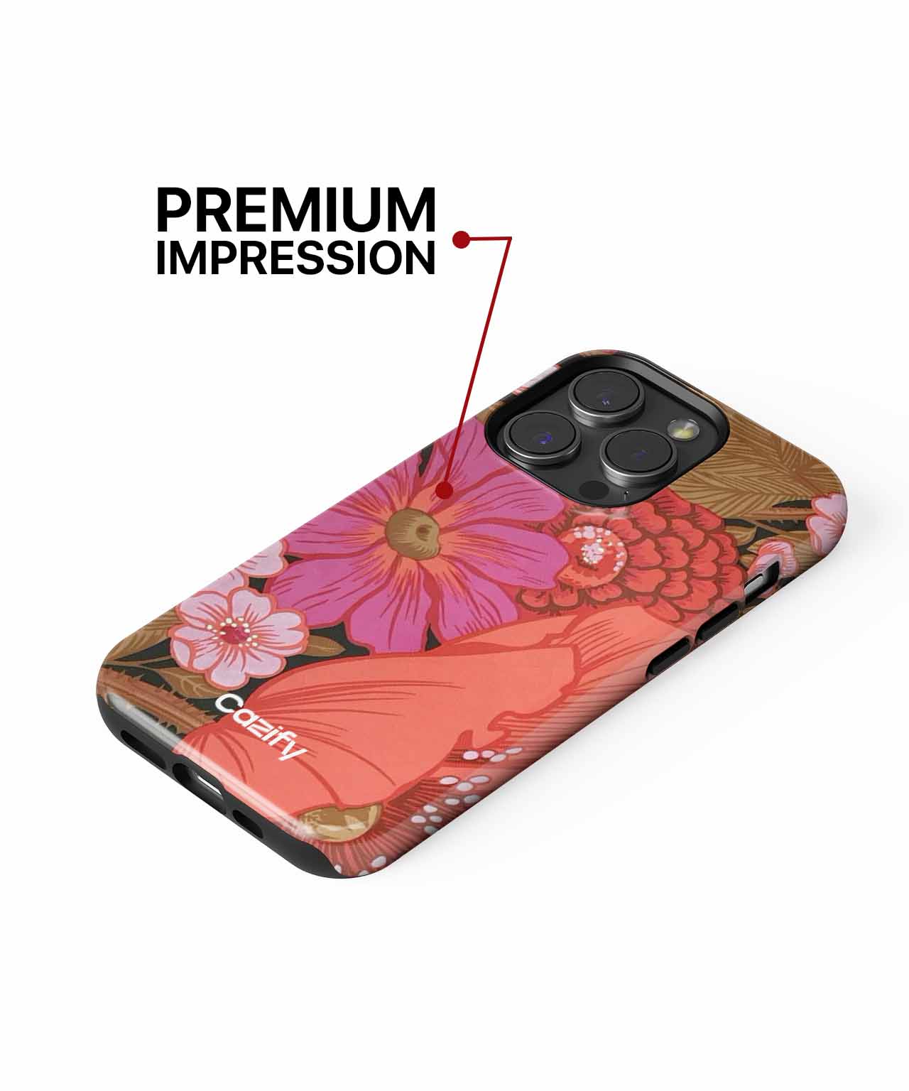 Vibrant Blossoms in Full Bloom iPhone case Case Cazify - Delivery Canada