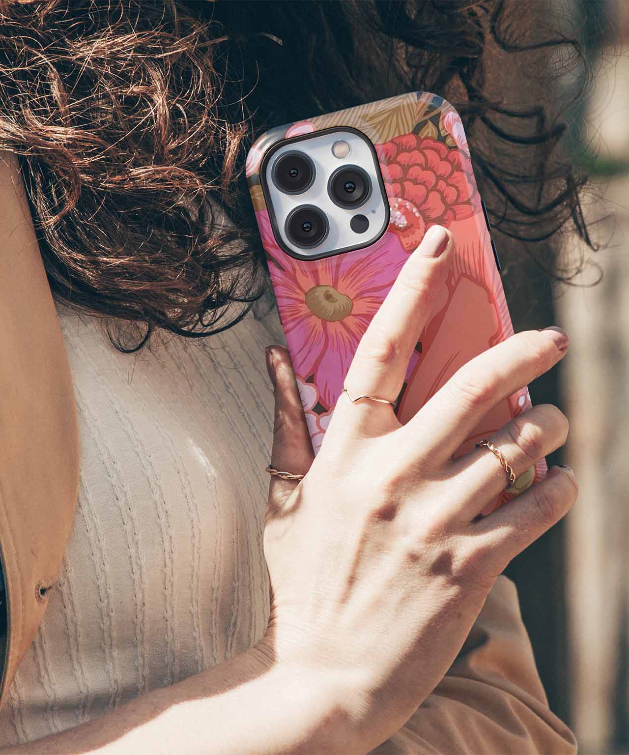 Vibrant Blossoms in Full Bloom iPhone case Case Cazify - Delivery Canada