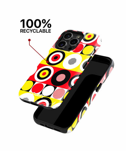 Vibrant Circular Dance Party iPhone case Case Cazify - Delivery Canada