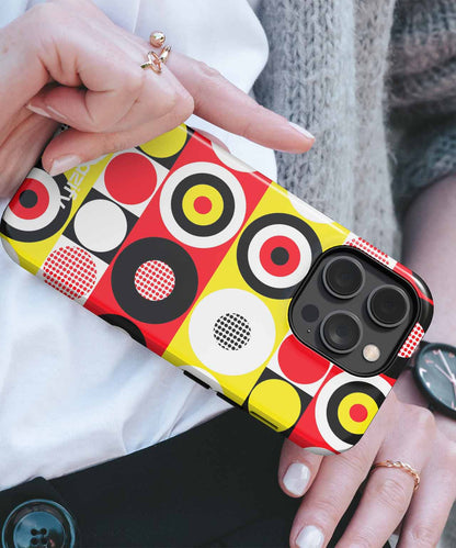 Vibrant Circular Dance Party iPhone case Case Cazify - Delivery Canada