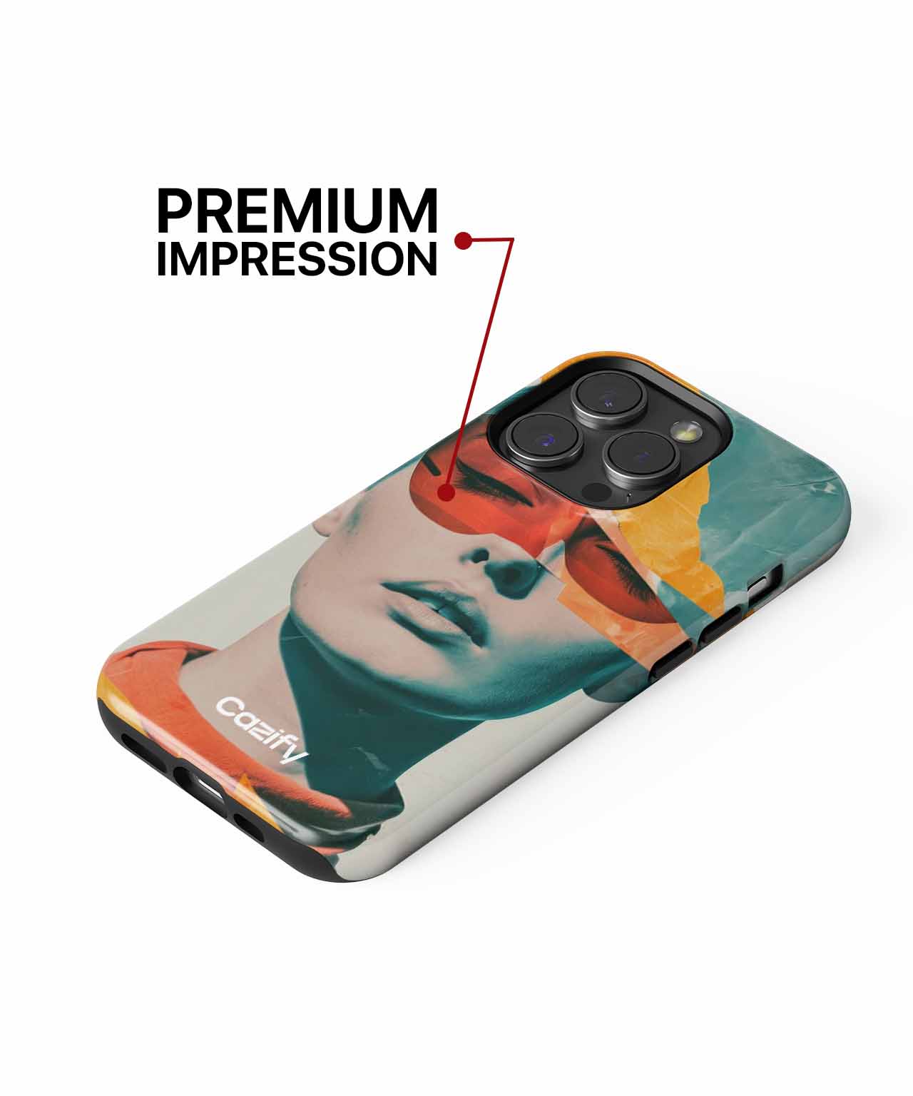 Vibrant Colorful Fashion Expression iPhone case Case Cazify - Delivery Canada