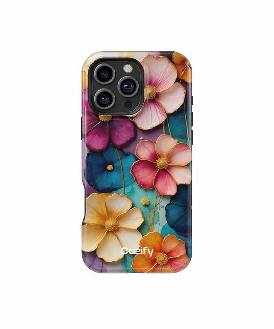 Vibrant Colorful Flower Explosion iPhone case Case Cazify - Delivery Canada