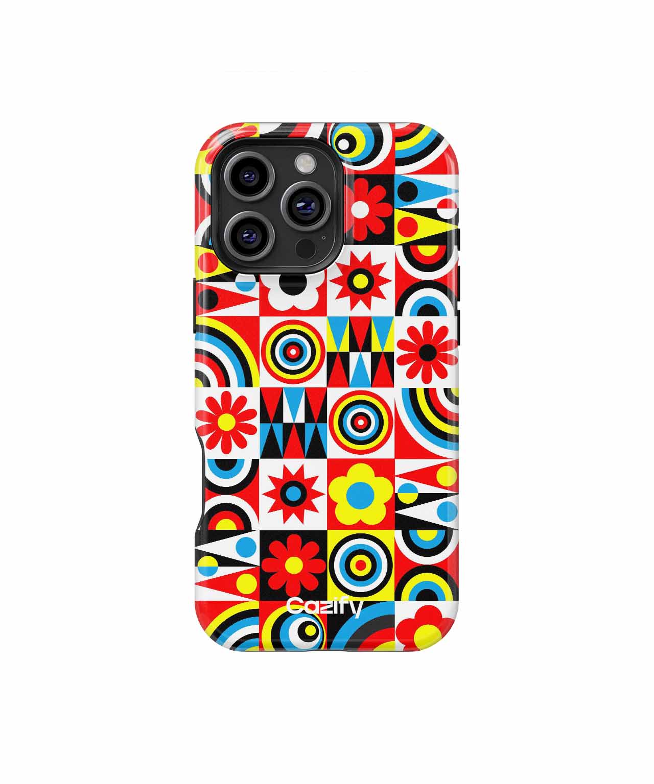 Vibrant Colorful Pattern Party Vibes iPhone case Case Cazify - Delivery Canada