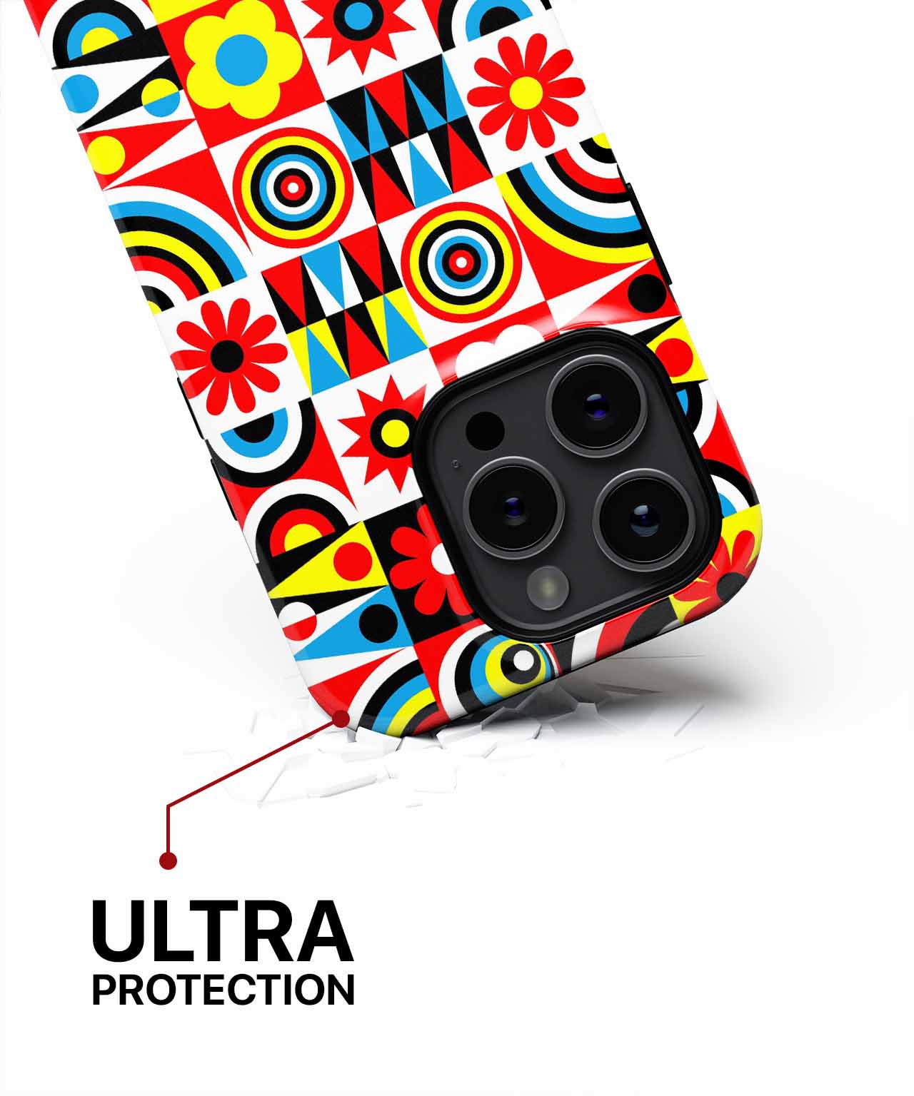 Vibrant Colorful Pattern Party Vibes iPhone case Case Cazify - Delivery Canada