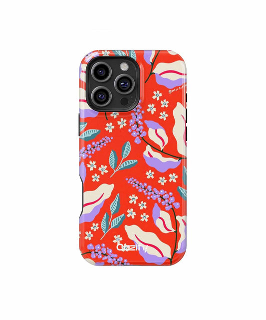 Vibrant Floral Dance of Colors iPhone case Case Cazify - Delivery Canada