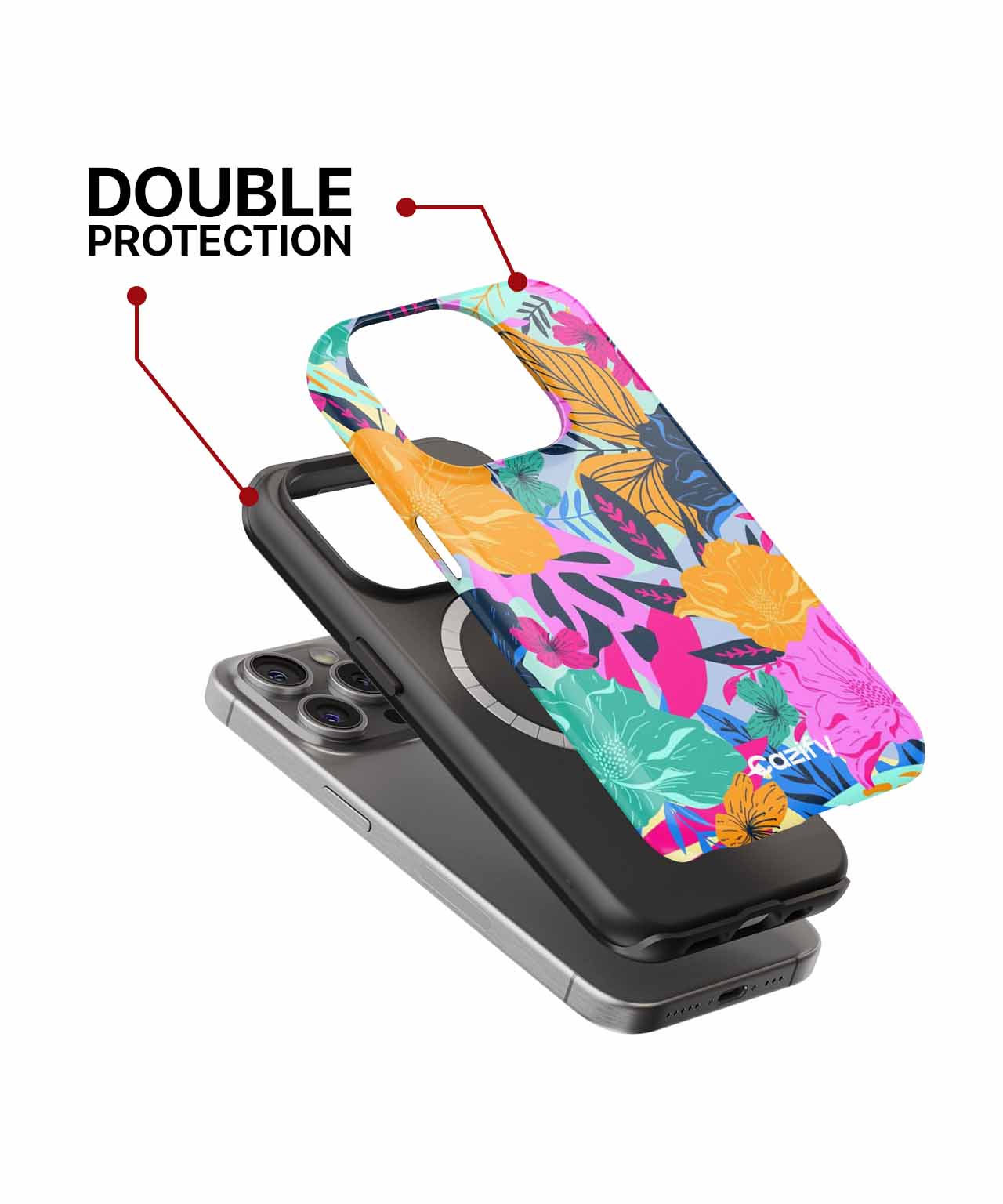 Vibrant Floral Dance Party iPhone case Case Cazify - Delivery Canada