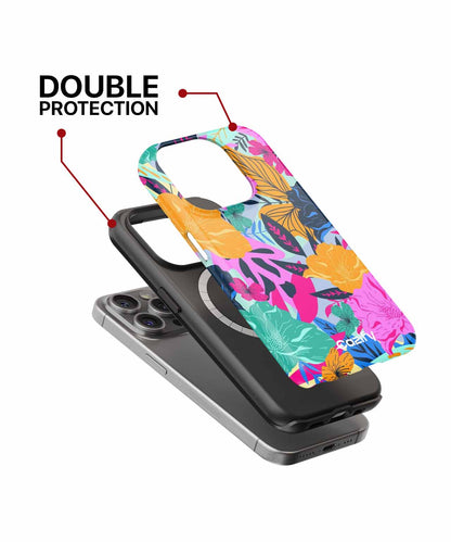 Vibrant Floral Dance Party iPhone case Case Cazify - Delivery Canada