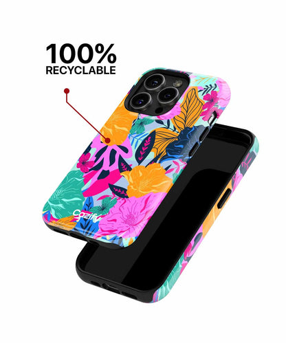 Vibrant Floral Dance Party iPhone case Case Cazify - Delivery Canada