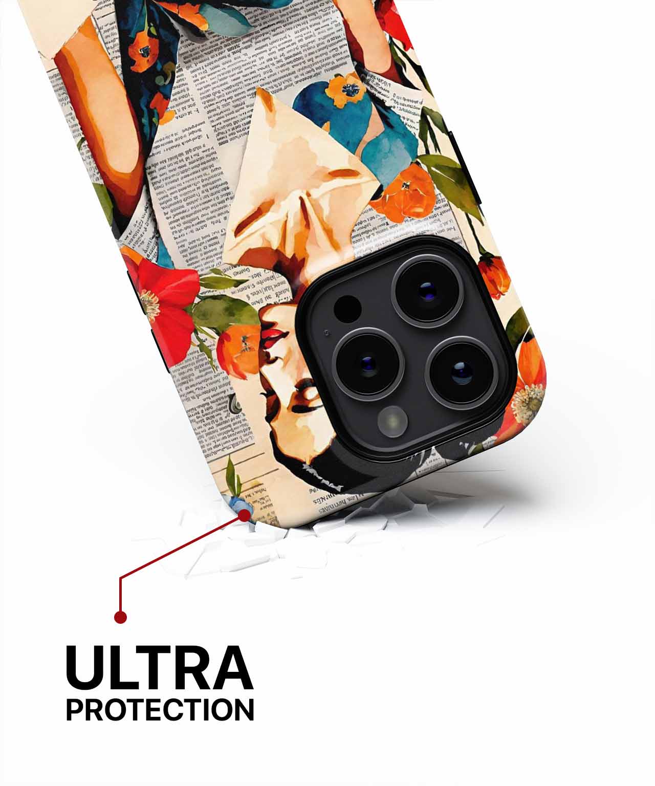 Vibrant Floral Elegance In A Vintage Paper Dress iPhone case Case Cazify - Delivery Canada