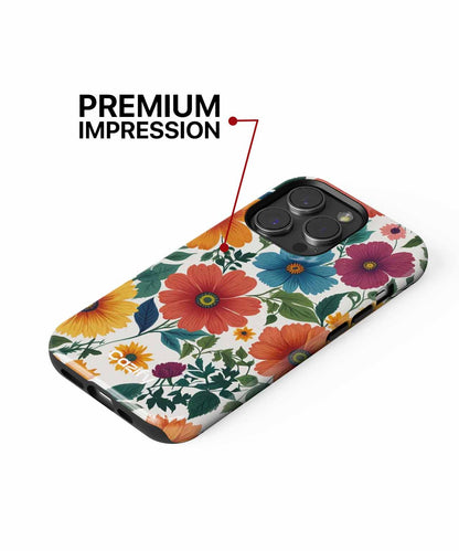 Vibrant Floral Explosion of Colors iPhone case Case Cazify - Delivery Canada