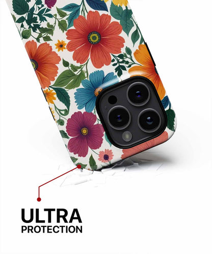 Vibrant Floral Explosion of Colors iPhone case Case Cazify - Delivery Canada