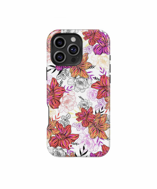 Vibrant Floral Explosion of Fun iPhone case Case Cazify - Delivery Canada