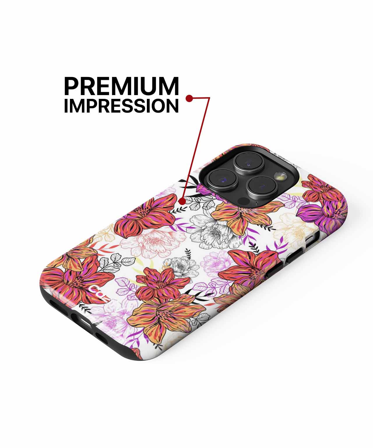 Vibrant Floral Explosion of Fun iPhone case Case Cazify - Delivery Canada