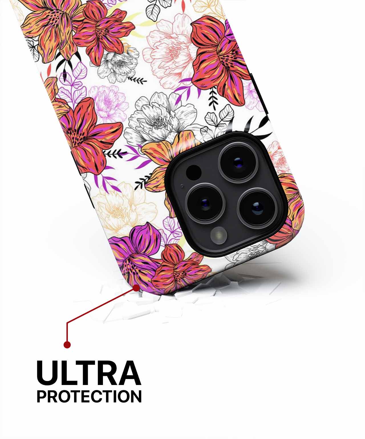 Vibrant Floral Explosion of Fun iPhone case Case Cazify - Delivery Canada