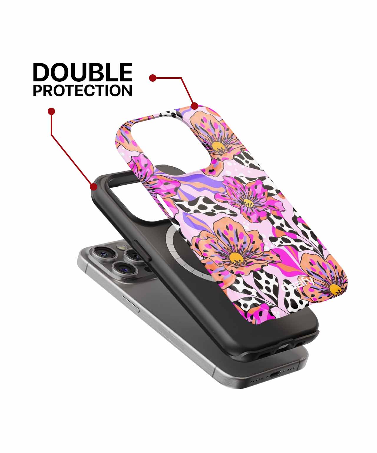 Vibrant Floral Explosion of Joy iPhone case Case Cazify - Delivery Canada