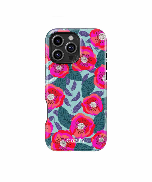Vibrant Floral Fantasy Garden iPhone case Case Cazify - Delivery Canada