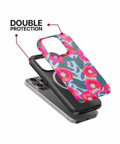 Vibrant Floral Fantasy Garden iPhone case Case Cazify - Delivery Canada