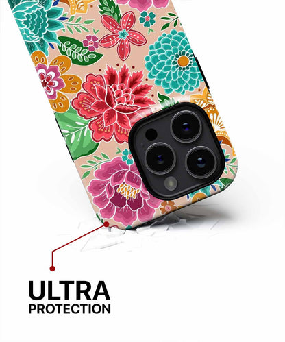 Vibrant floral fiesta bursting with color iPhone case Case Cazify - Delivery Canada
