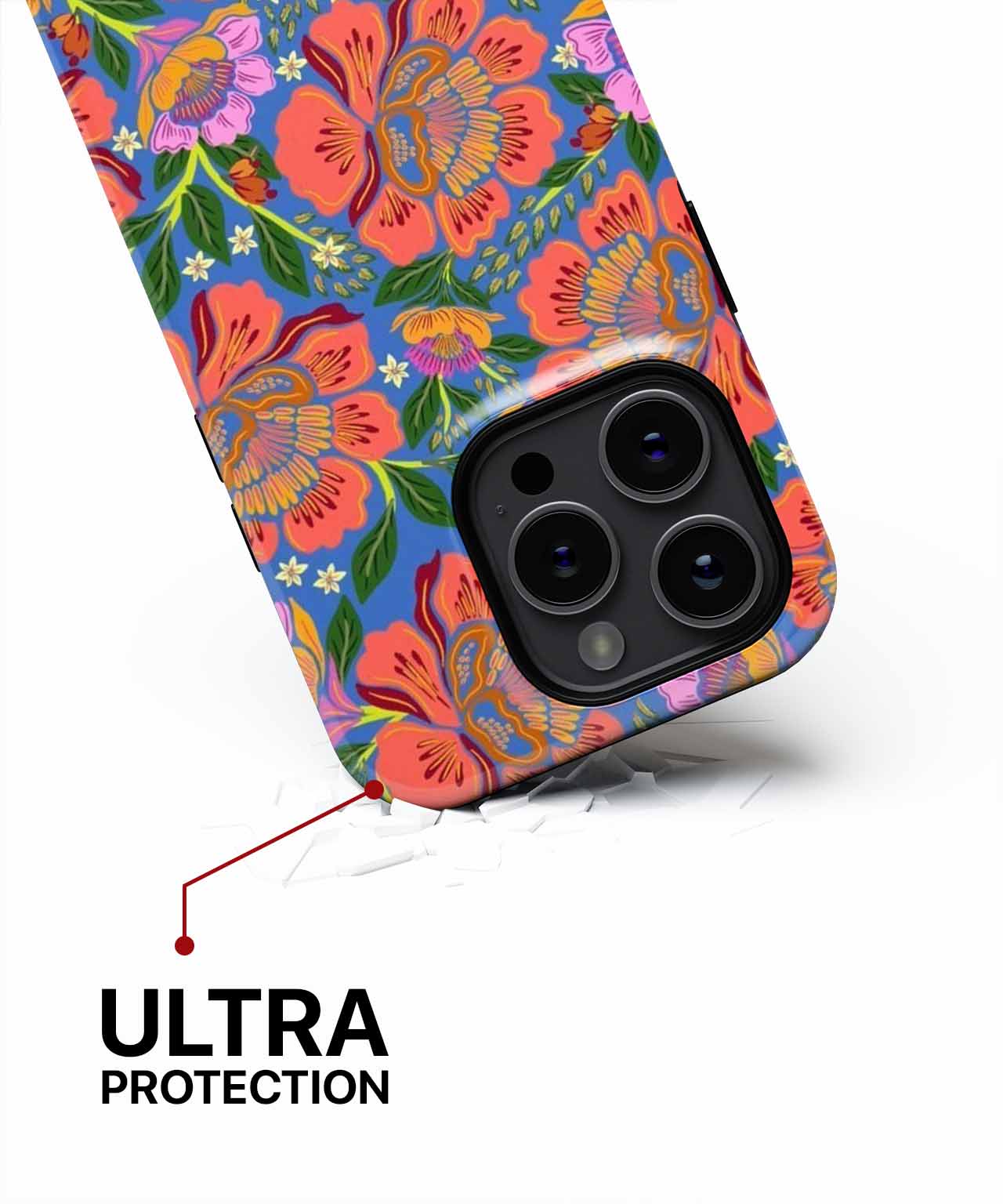 Vibrant Floral Fiesta Pattern iPhone case Case Cazify - Delivery Canada