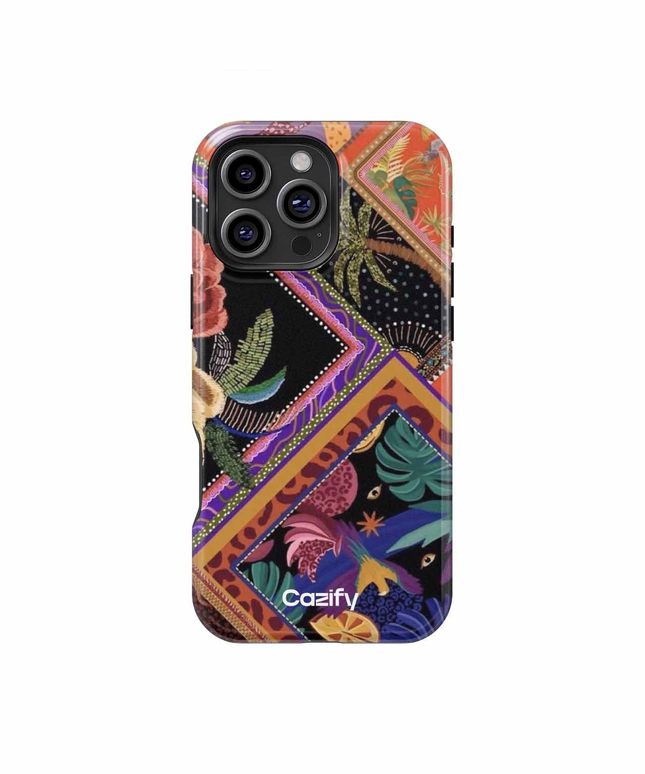Vibrant Floral Jungle Party Vibes iPhone case Case Cazify - Delivery Canada