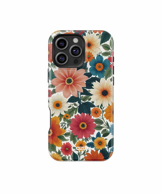 Vibrant Floral Symphony with Cheerful Blooms iPhone case Case Cazify - Delivery Canada