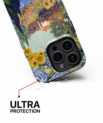Vibrant Floral Whirlwind of Colors iPhone case Case Cazify - Delivery Canada