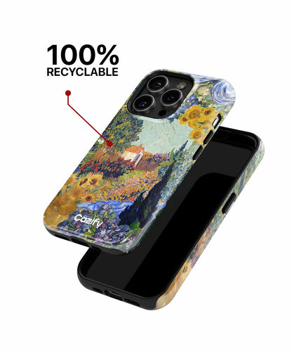 Vibrant Floral Whirlwind of Colors iPhone case Case Cazify - Delivery Canada