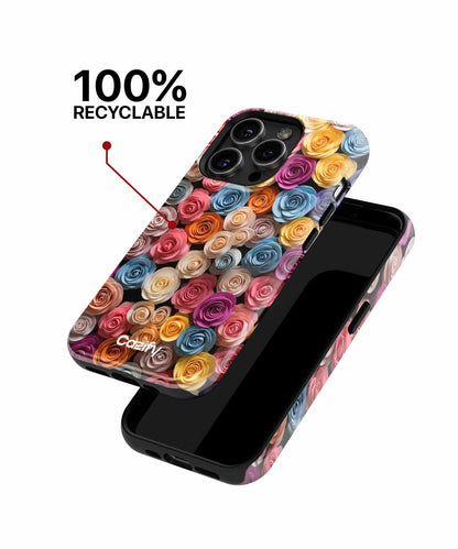 Vibrant Garden of Colorful Roses iPhone case Case Cazify - Delivery Canada