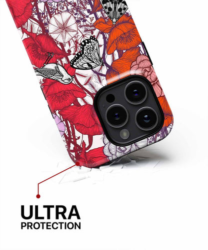 Vibrant Garden Party with Butterflies iPhone case Case Cazify - Delivery Canada
