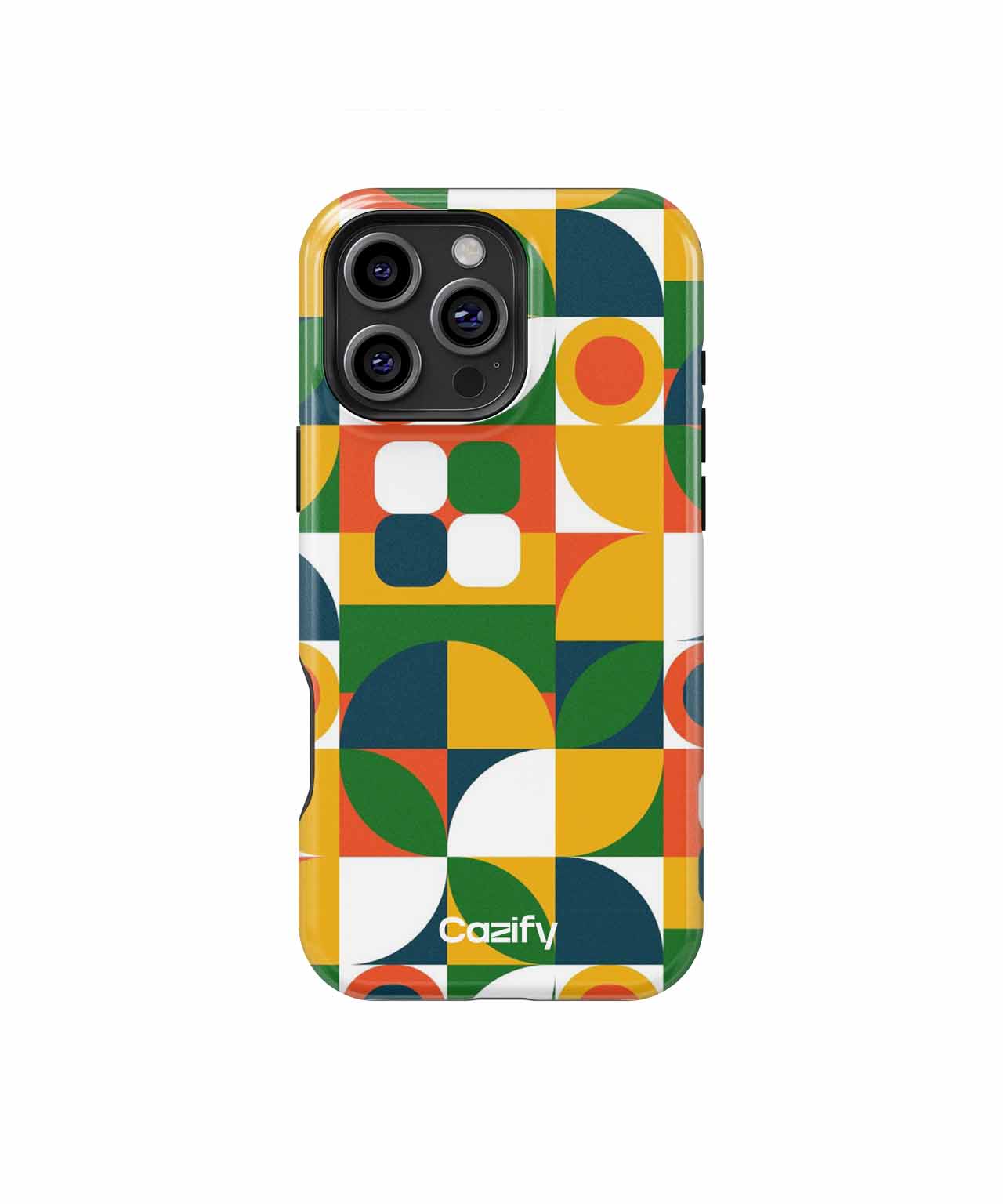 Vibrant Geometric Bliss Celebrating Colors iPhone case Case Cazify - Delivery Canada