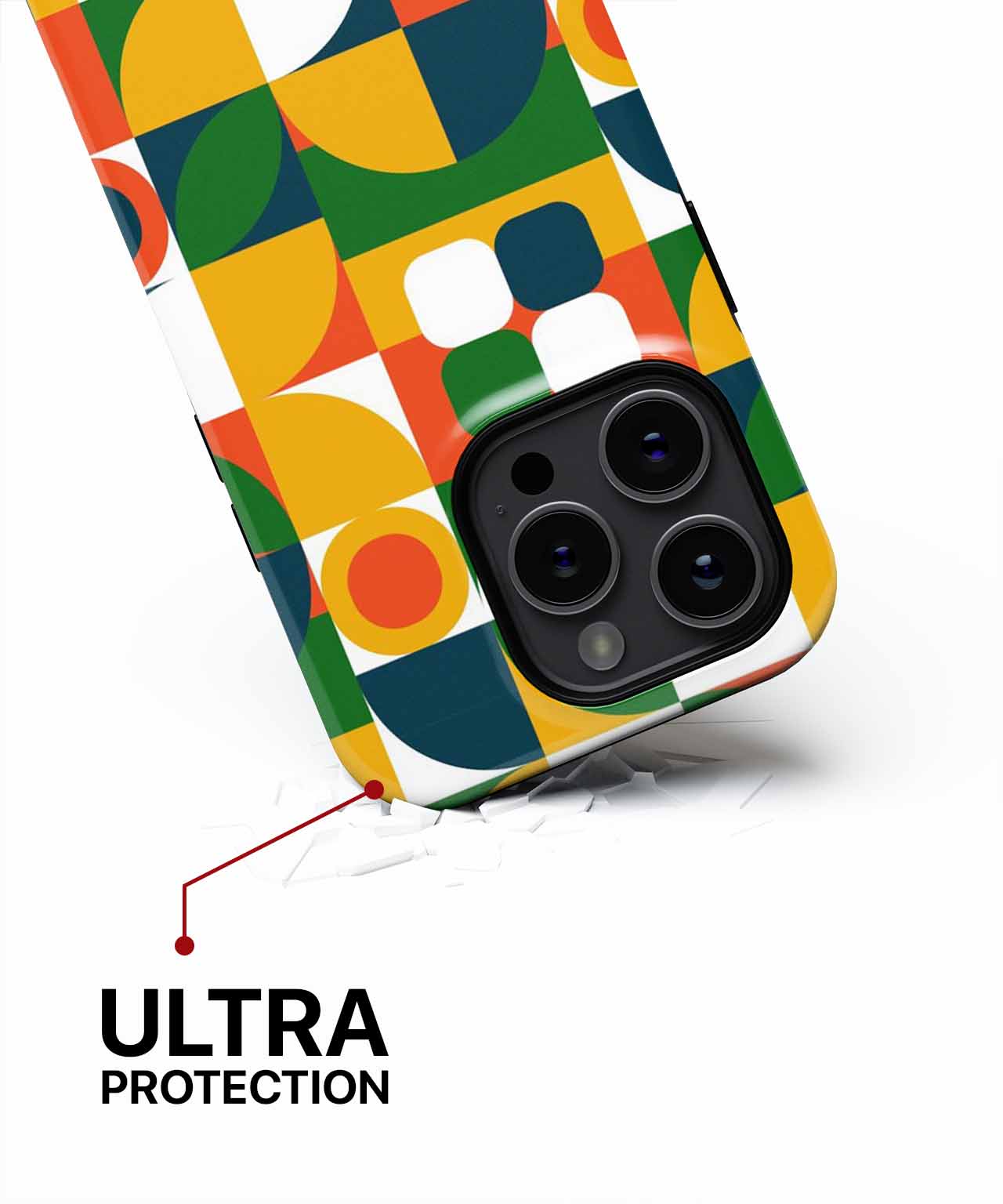 Vibrant Geometric Bliss Celebrating Colors iPhone case Case Cazify - Delivery Canada
