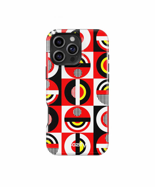 Vibrant Geometric Patterns with a Twist iPhone case Case Cazify - Delivery Canada