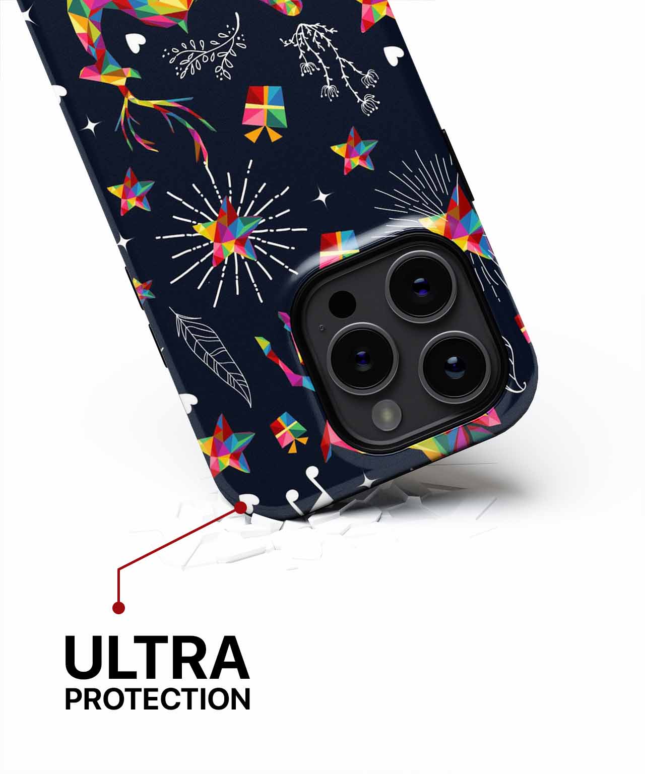 Vibrant Holiday Funtime with Reindeer iPhone case Case Cazify - Delivery Canada