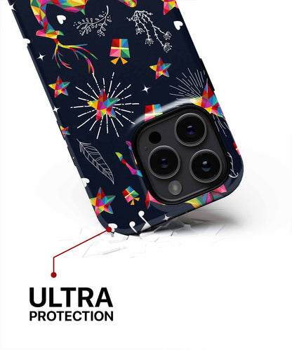 Vibrant Holiday Funtime with Reindeer iPhone case Case Cazify - Delivery Canada