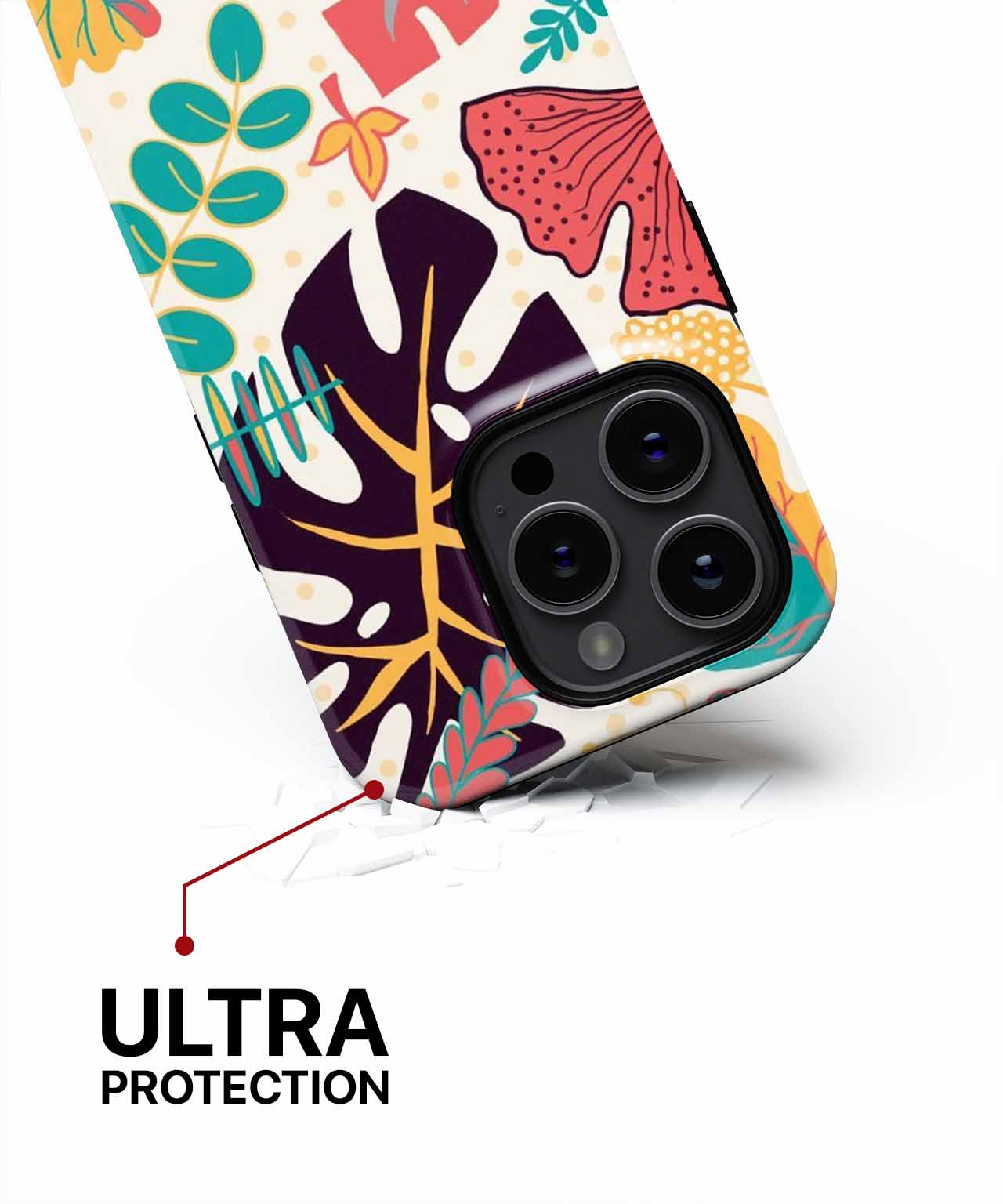 Vibrant Jungle Leaves Dance Party iPhone case Case Cazify - Delivery Canada