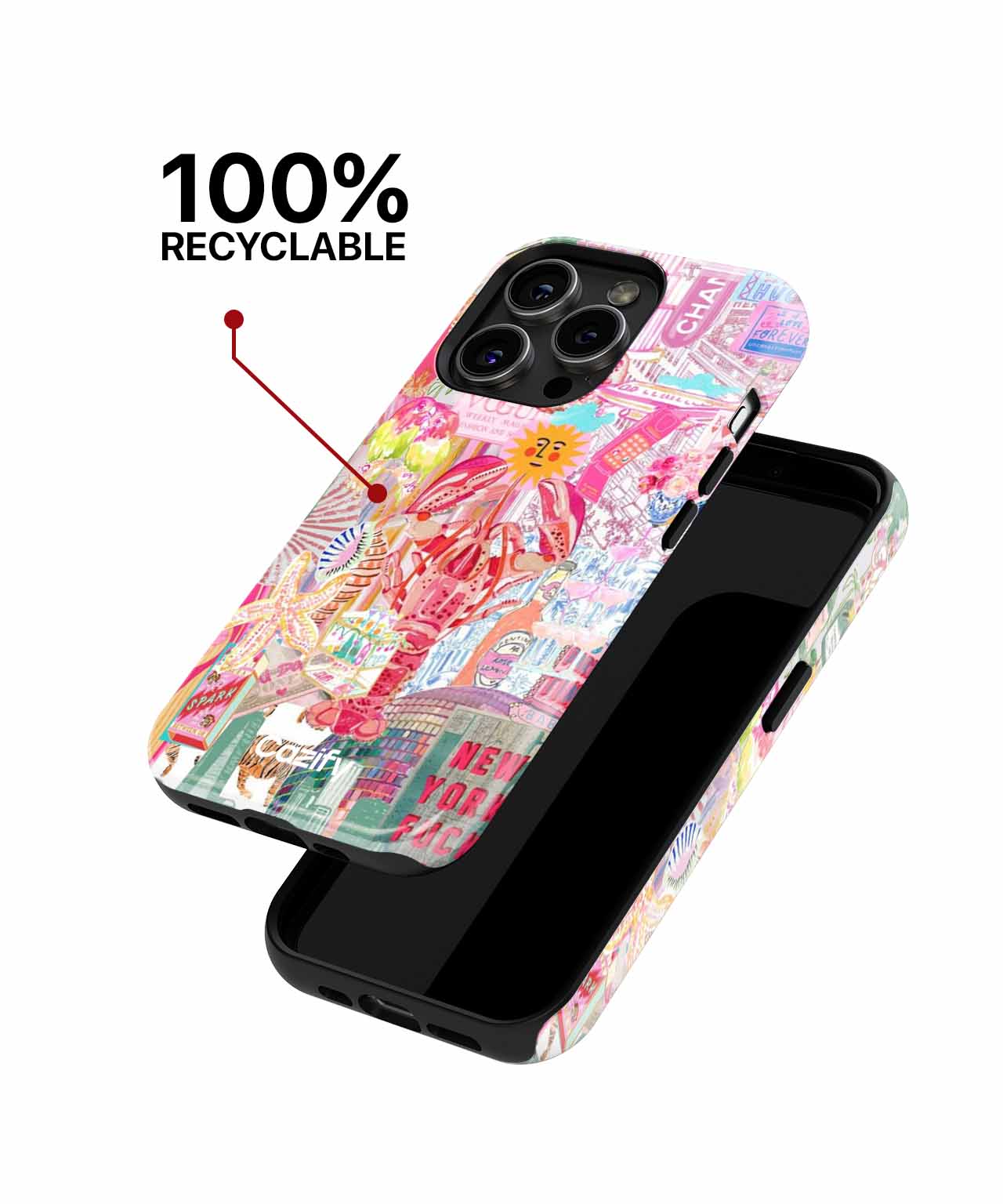 Vibrant New York City Vibes iPhone case Case Cazify - Delivery Canada