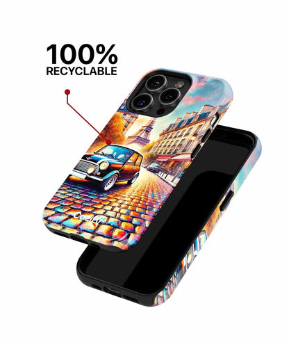 Vibrant Parisian Mini Cooper Adventure iPhone case Case Cazify - Delivery Canada