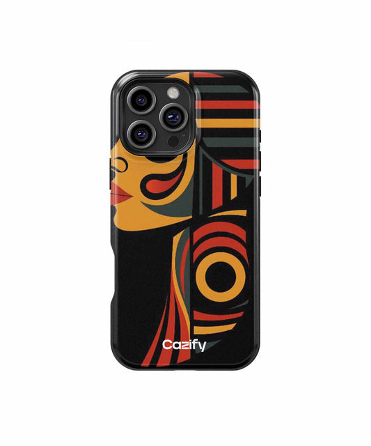 Vibrant Profile of Bold Artistry iPhone case Case Cazify - Delivery Canada