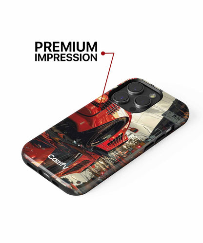 Vibrant Racing Beauty in the Rain iPhone case Case Cazify - Delivery Canada