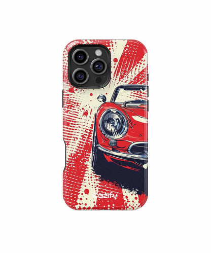 Vibrant Red Racing Dreams iPhone case Case Cazify - Delivery Canada