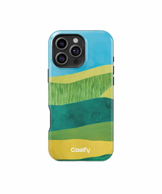 Vibrant Rolling Hills Under Sunny Skies iPhone case Case Cazify - Delivery Canada