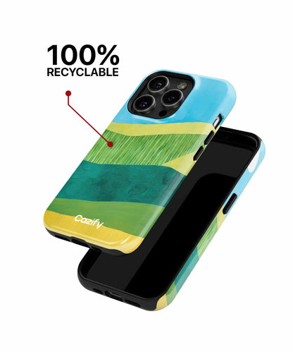 Vibrant Rolling Hills Under Sunny Skies iPhone case Case Cazify - Delivery Canada