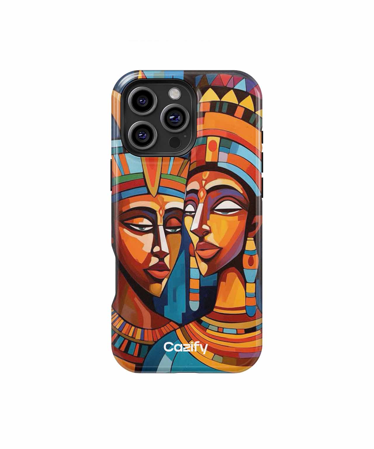 Vibrant Royal Sisters in Colorful Harmony iPhone case Case Cazify - Delivery Canada
