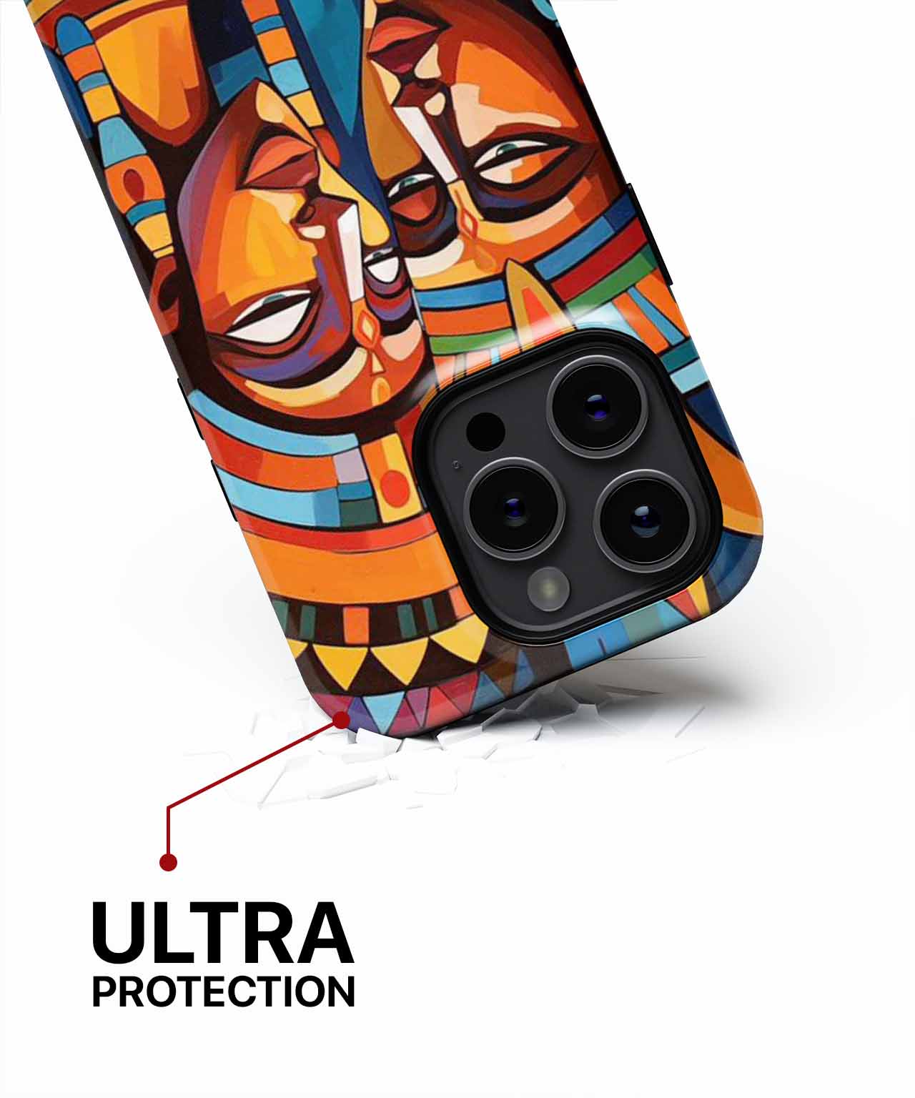 Vibrant Royal Sisters in Colorful Harmony iPhone case Case Cazify - Delivery Canada