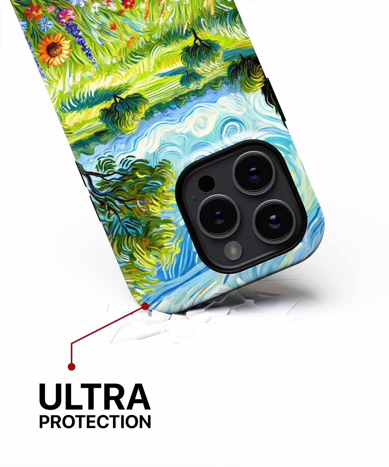 Vibrant Sunlit Meadow with Blooms iPhone case Case Cazify - Delivery Canada