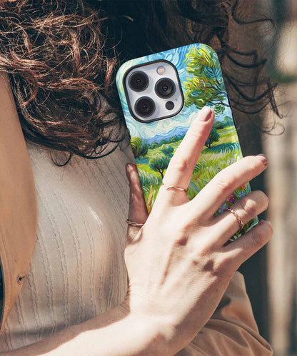 Vibrant Sunlit Meadow with Blooms iPhone case Case Cazify - Delivery Canada