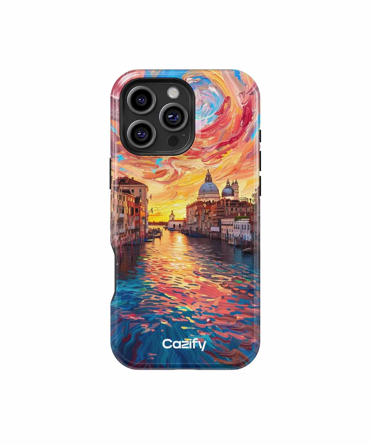 Vibrant Sunset Over Venetian Canals iPhone case Case Cazify - Delivery Canada
